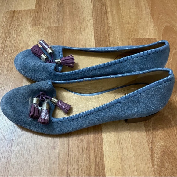 NWOB Jack Rogers Grace Tassel Loafers Suede - Picture 5 of 16